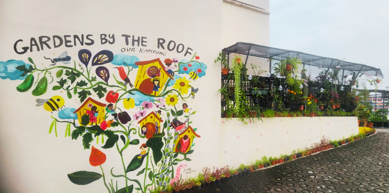 Nestled atop the Blk 673 Jurong West St 65 Multi-Storey Carpark (MSCP), ‘Gardens by the Roof’ is the first MSCP roof deck in Boon Lay constituency to be transformed from a concrete rooftop into an allotment garden under HDB’s Green Town Programme.